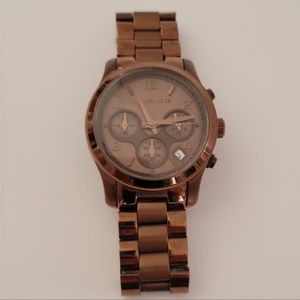 EUC Chocolate Brown Michael Kors Watch